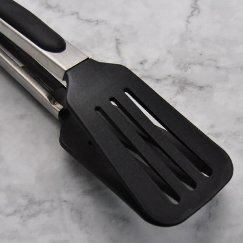 Maisto patiekimo žnyplės spagečių žnyplės neslystančios silikoninės makaronų žnyplės Dantų užraktas, atsparus aukštai temperatūrai, virtuvės makaronų spaustukai