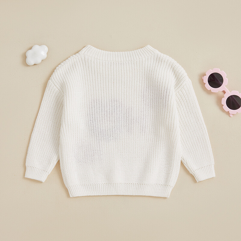 2024-06-15 Lioraitiin Kūdikių kalėdiniai megztiniai ilgomis rankovėmis apvaliu kaklu Kalėdų senelio/vainiko rašto megztiniai megztiniai bamblys megztiniai.