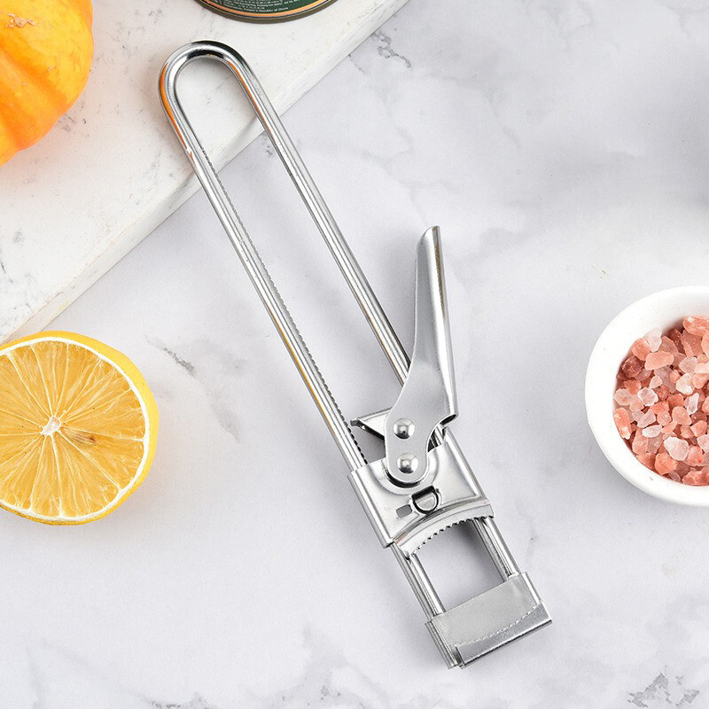 Deschidetor de conserve, reglabil, din oțel inoxidabil, antiderapant, multifuncțional, manual, borcan pentru deschiderea sticlelor, gadget, accesorii de bucătărie