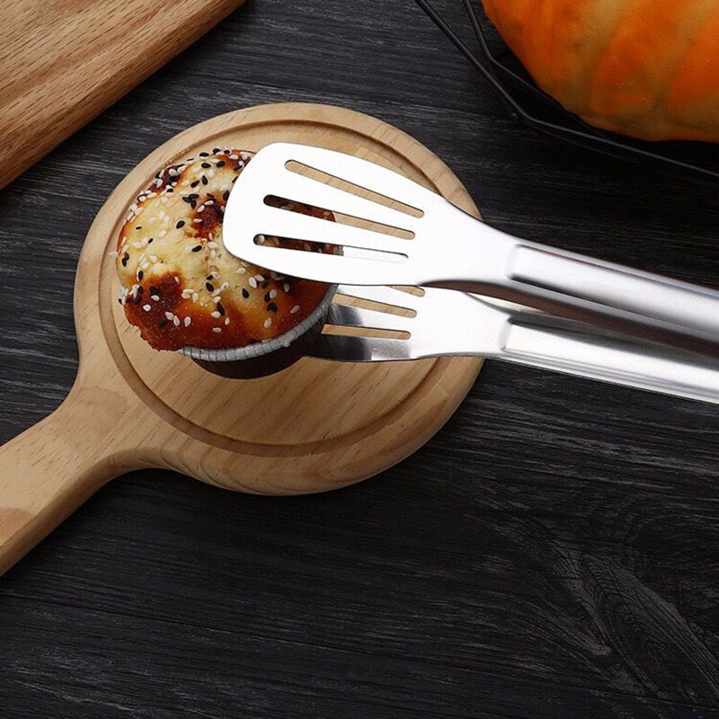 Κλιπ φτυαριού τηγανίσματος από ανοξείδωτο ατσάλι Πολυλειτουργικές λαβίδες μπριζόλας μπάρμπεκιου Τηγανίζοντας σπάτουλα ψαριού Κλιπ ψωμιού Κλιπ οικιακής κουζίνας