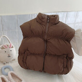 MILANCEL Νέο Παιδικό Γιλέκο Φθινοπώρου/Χειμώνα Παιδικό γιλέκο με χοντρά ζιβάγκο Κορεατικά μοντέρνα ζεστά ρούχα για κορίτσια