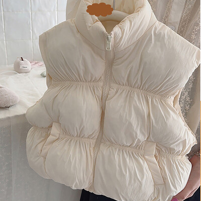 MILANCEL Νέο Παιδικό Γιλέκο Φθινοπώρου/Χειμώνα Παιδικό γιλέκο με χοντρά ζιβάγκο Κορεατικά μοντέρνα ζεστά ρούχα για κορίτσια