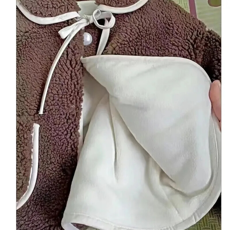 Paltoane calde de iarnă pentru bebeluși Blana artificială de pluș Miel Haine pentru copii Pardesiu pentru sugari Costum de zăpadă Fete Băieți Îmbrăcăminte 2 3 4 6 7 ani