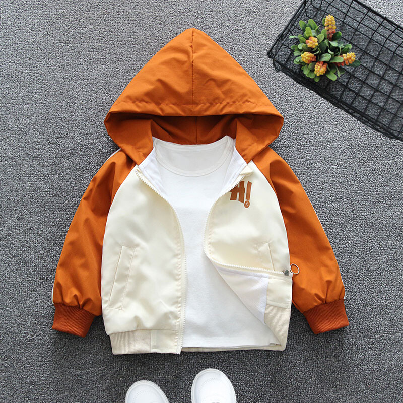 2024. gada pavasaris un rudens meiteņu un bērnu saldais trusītis ar kabatu ar kapuci, mētelis ar rāvējslēdzēju, bērnu apģērbs 6M-6Y