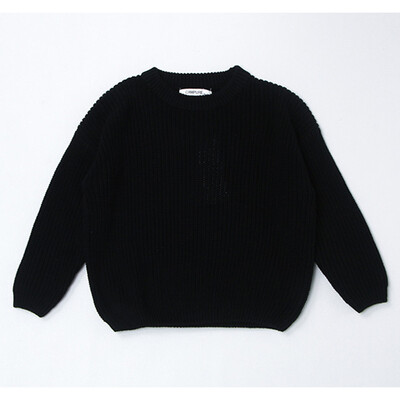 Χαλαρά παιδικά πουλόβερ για αγόρια κορίτσια Μακρυμάνικα μονόχρωμα πουλόβερ πλεξίματος Φθινοπωρινά χειμωνιάτικα πουλόβερ για μωρά για αγόρια