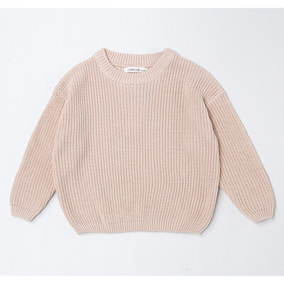 Χαλαρά παιδικά πουλόβερ για αγόρια κορίτσια Μακρυμάνικα μονόχρωμα πουλόβερ πλεξίματος Φθινοπωρινά χειμωνιάτικα πουλόβερ για μωρά για αγόρια