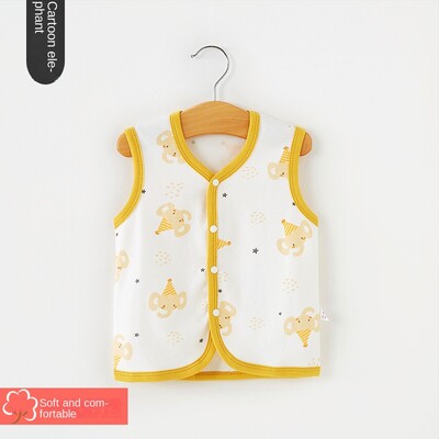 Βρεφικό γιλέκο Ανοιξιάτικο και Φθινόπωρο Λεπτό Βαμβακερό για κορίτσια Sweetheart Waistwear Neonatal Belly Care Boys' Horse Jacket Παιδικό γιλέκο