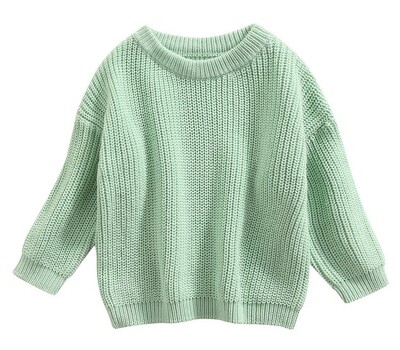 Citgeett Φθινόπωρο 0-5 ετών Παιδικά Μωρά Αγόρια Κοριτσίστικα Πουλόβερ Χειμώνας Ζεστό Παχύ Μαλακό Πλεκτό Μασίφ Μακρυμάνικα Μπλουζάκια Πουλόβερ