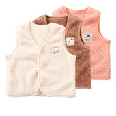 Παιδικά Ρούχα Κοριτσίστικα Αρνί Βελούδινο Γιλέκο Παιδικό Γιλέκο Παχύ Βελούδο Ζεστά Μπουφάν Γιλέκο Παιδικά Ρούχα Φθινοπωρινό Χειμερινό Παλτό