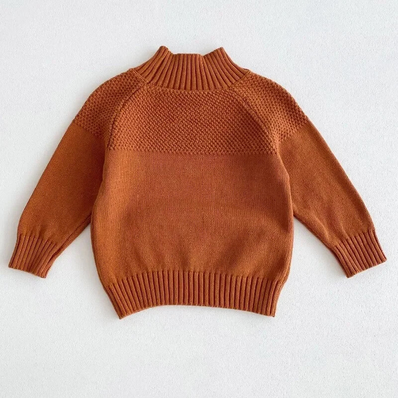 2024 m. rudens ir žiemos korėjiečių vaikiškas laisvas megztinis berniukams mergaitėms kūdikių megztinis megztinis su vėžliuku storas megztinis ilgomis rankovėmis