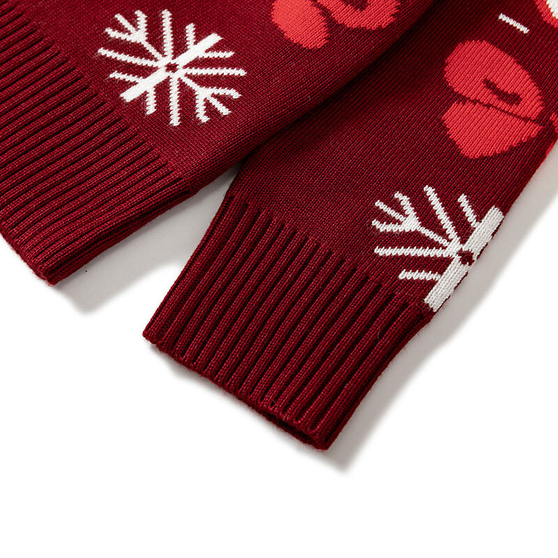 Pulover tricot de Crăciun de iarnă Pulover imprimat cu desene animate pentru copii Toamnă Băieți Fete Tricoturi calde din bumbac Îmbrăcăminte pentru copii 2-6 ani