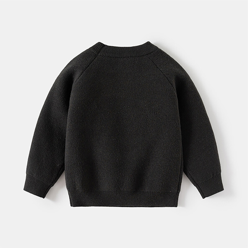 Berniukams 2024 m. rudens ir žiemos Naujas madingas megztinis megztinis kūdikių animacinio filmo Liūto megztinis