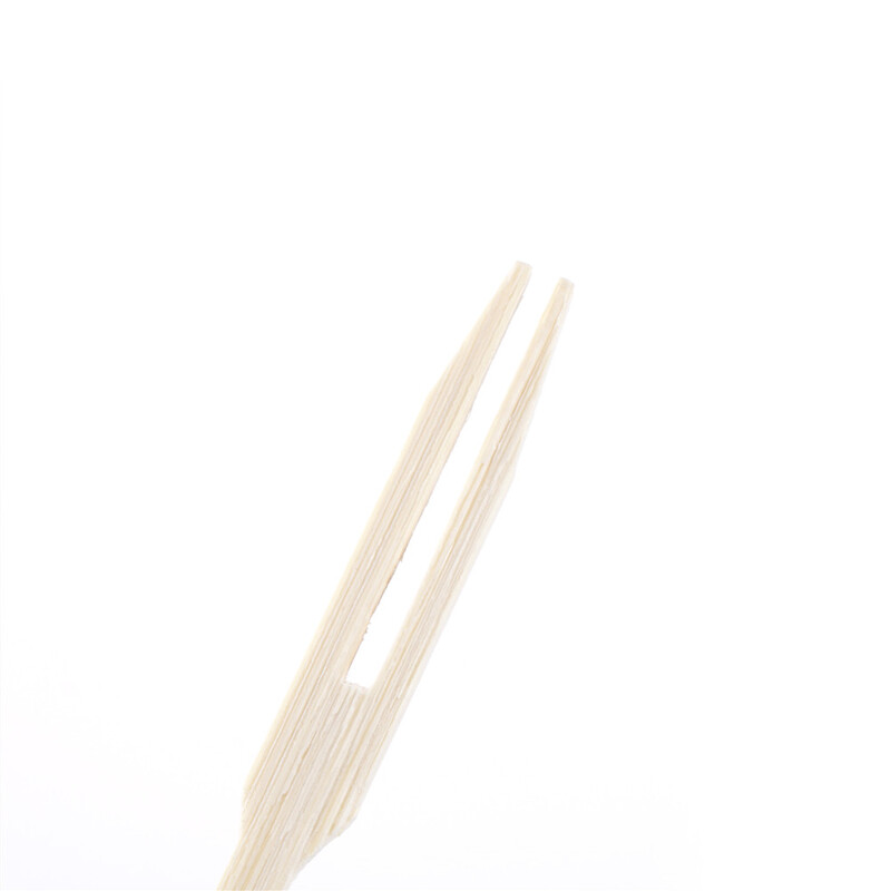 Jednokratna drvena vilica od čistog bambusa od 100 komada, set vilica za desert, koktel, set vilica za dom, kućanstvo, posuđe za jelo