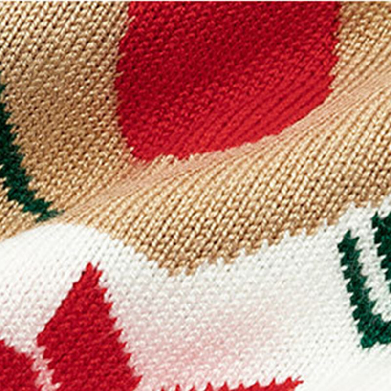 2024 m. žiemos vaikų kalėdinis animacinis megztinis berniukų mergaičių mielas apatinis megztinis megztinis šiltas snaigėmis margintas megztinis