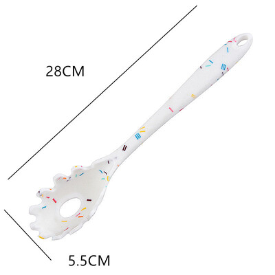 Creative Color Dot σιλικόνης Μαγειρικά σκεύη Σούπα με μακρύ χερούλι Τρυπητό Σπάτουλα Τηγανίσματος Αυγοδάρτης Οικιακά Εργαλεία Μαγειρικής ψησίματος