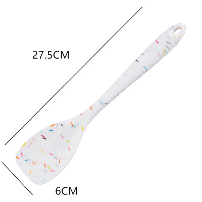 Creative Color Dot σιλικόνης Μαγειρικά σκεύη Σούπα με μακρύ χερούλι Τρυπητό Σπάτουλα Τηγανίσματος Αυγοδάρτης Οικιακά Εργαλεία Μαγειρικής ψησίματος