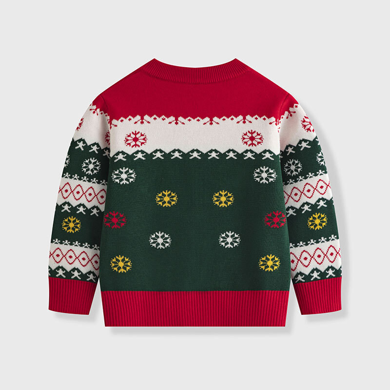 2024 fiúk karácsonyi rajzfilm pulóver gyerekeknek hóember meleg nyakú felső őszi tél új lányok aranyos alkalmi divat ruhák 3-7 éves korig