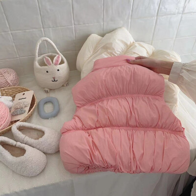 Βρεφικό γιλέκο με βαμβακερό βαμβακερό γιλέκο αγοριού Παιδικό χειμωνιάτικο φθινοπωρινό γιλέκο μασίφ ρούχα πάνω από ζεστά βρεφικά ρούχα 1-7 ετών