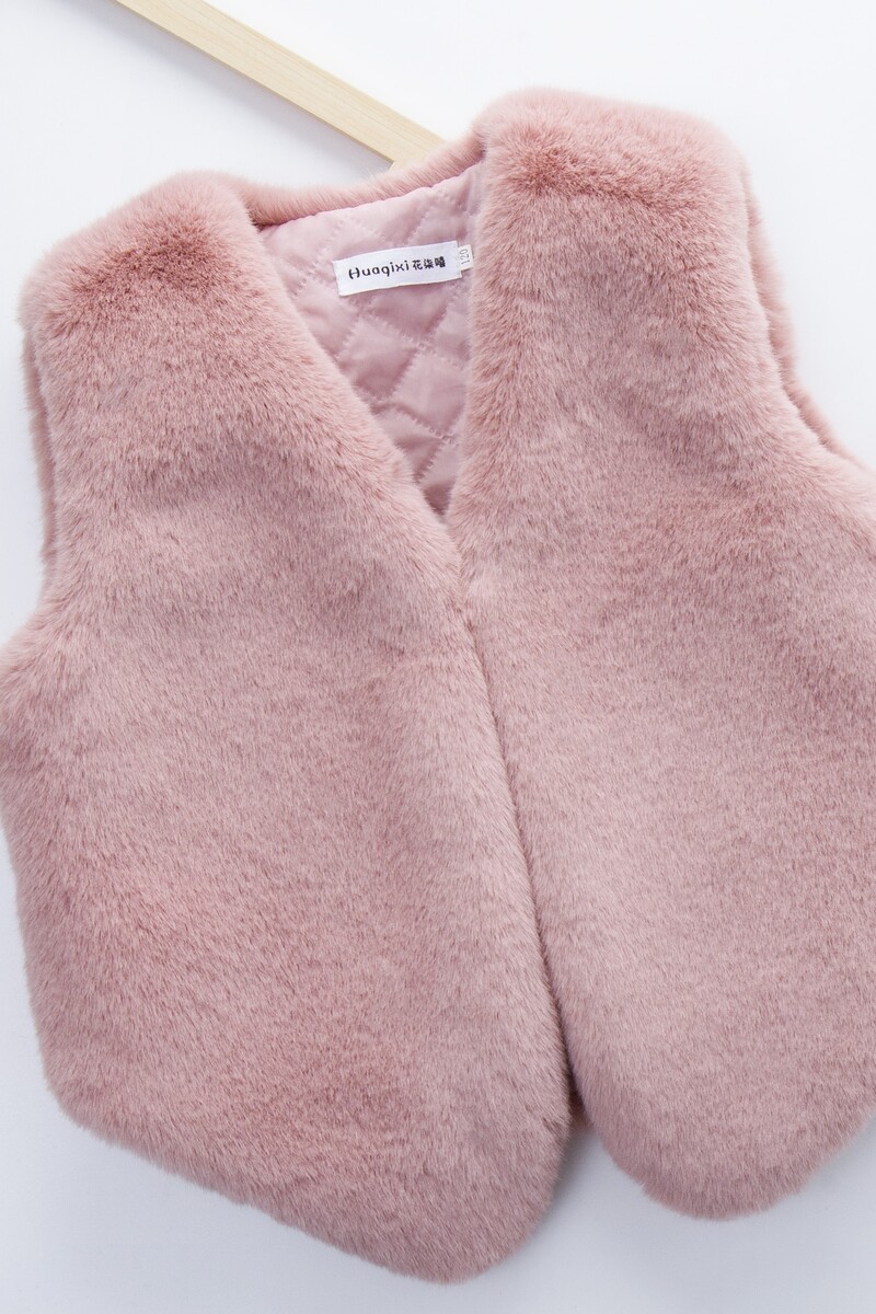 2022 téli lányok divat műszőrme mellény Bay Kids meleg mellény