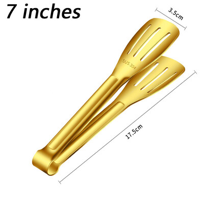 7/9/12 tollised köögitangid 304 roostevabast terasest grilltangid grillimiseks libisemiskindlad salatitangid, klambrid, tangid, köögitarvikud