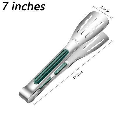 7/9/12 tollised köögitangid 304 roostevabast terasest grilltangid grillimiseks libisemiskindlad salatitangid, klambrid, tangid, köögitarvikud