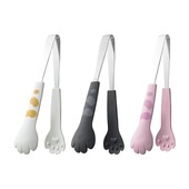 Katės letenos formos žnyplės BBQ kepimo žnyplės, skirtos BBQ batonams kepti ant grotelių saldumynams cukrui