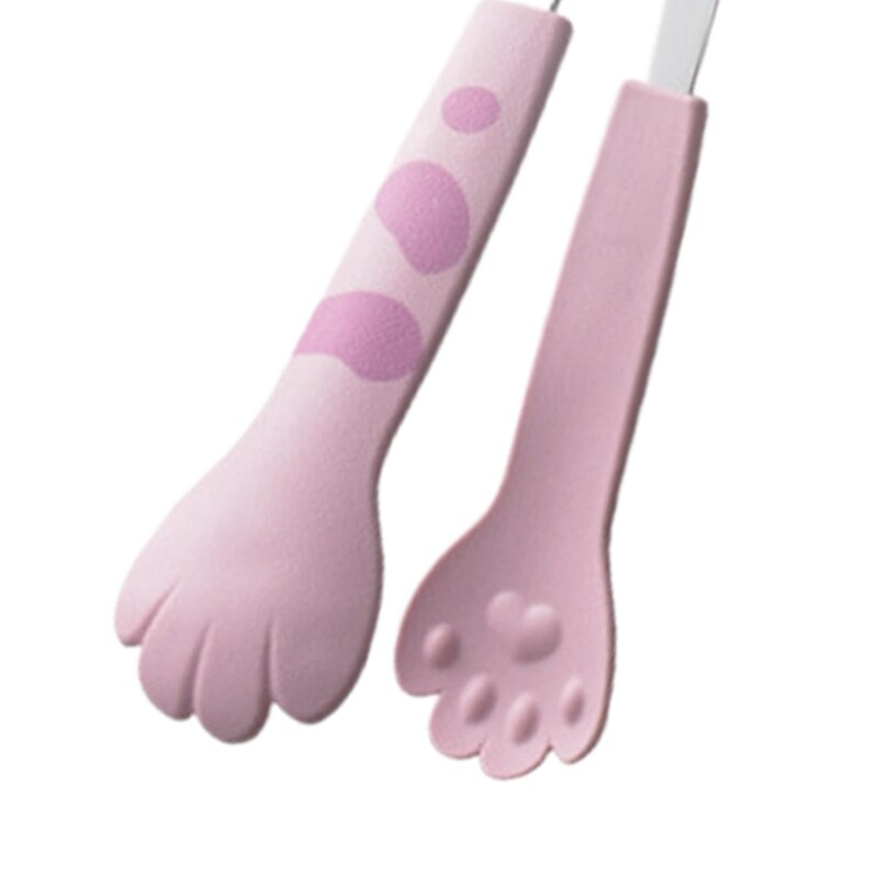 Katės letenos formos žnyplės BBQ kepimo žnyplės, skirtos BBQ batonams kepti ant grotelių saldumynams cukrui