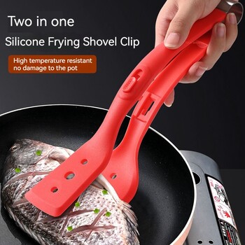 Gadgets κουζίνας BBQ Grip Flip Tongs Αβγών Σπάτουλα Κρέας Μπριζόλα Λαβίδες Σπάτουλα Σφιγκτήρας Pancake Fried Turners Αξεσουάρ κουζίνας