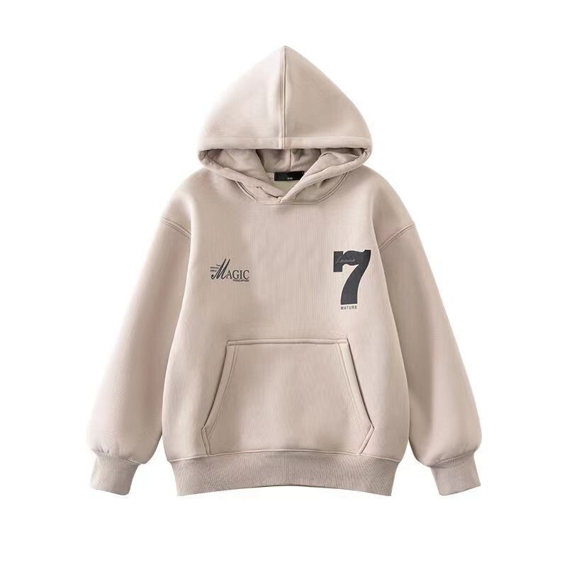 Fiúk divatos pulóverek 2024 ősz, tél, gyerek pulóverek új jóképű, hosszú ujjú ruhák, nagy gyerekek bő kapucnis felsők