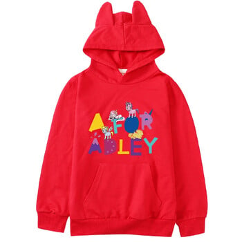 A for Adley Hoodie Kids Μπουφάν με κουκούλα HipHop πουλόβερ για μωρά αγόρια Harajuku Φούτερ για νήπια για κορίτσια