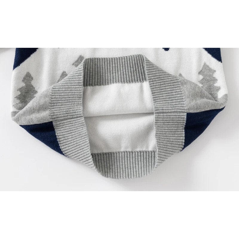 2-8T mažylio megztinis berniukui žieminiai drabužiai šilti stori megztiniai ilgomis rankovėmis trikotažas Mielas laisvas apranga