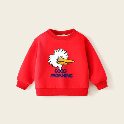 Χειμερινά Παιδικά Φούτερ Plus Velvet Παιδική Πουλόβερ 2024 Ζεστά μπλουζάκια για αγόρια Γελοιογραφία Fleece Φούτερ για μωρά Εξωτερικά ρούχα