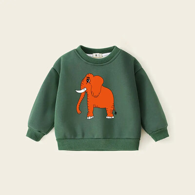 Χειμερινά Παιδικά Φούτερ Plus Velvet Παιδική Πουλόβερ 2024 Ζεστά μπλουζάκια για αγόρια Γελοιογραφία Fleece Φούτερ για μωρά Εξωτερικά ρούχα