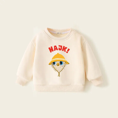 Χειμερινά Παιδικά Φούτερ Plus Velvet Παιδική Πουλόβερ 2024 Ζεστά μπλουζάκια για αγόρια Γελοιογραφία Fleece Φούτερ για μωρά Εξωτερικά ρούχα