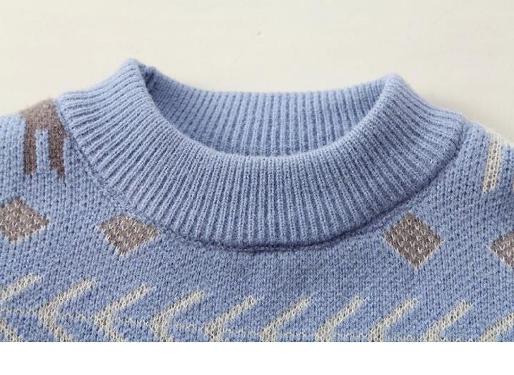 Kūdikių megztiniai kalėdiniai drabužiai žieminiai vaikams berniukai mergaičių drabužiai megztiniai animaciniai filmai ilgomis rankovėmis megzti megztiniai viršutiniai paltai