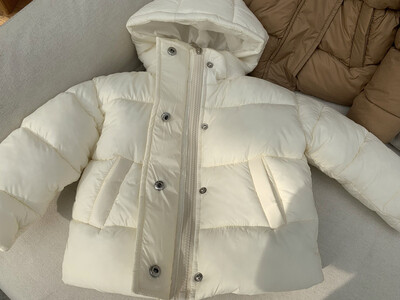 Παιδικό πουπουλένιο μπουφάν Φθινοπωρινό χειμώνα νέο παιδικό κορεάτικο βαμβακερό μπουφάν με κουκούλα για κορίτσια, ζεστό παλτό Super Soft And Comfortable