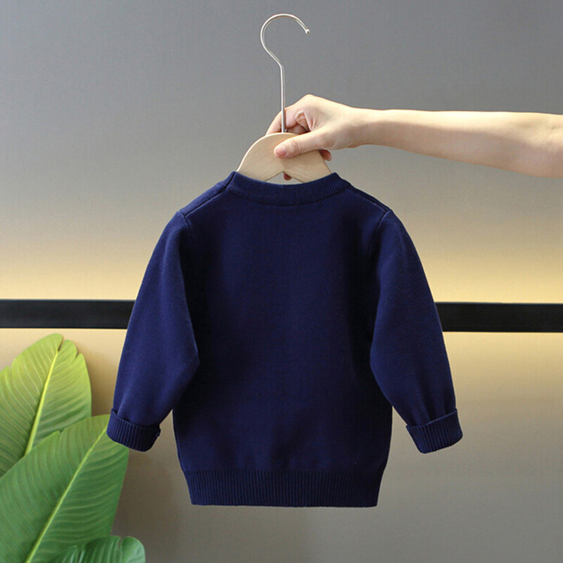 Tavaszi és őszi fiúk 2024 divatos, alkalmi rajzfilm, sárga dinoszaurusz, hosszú ujjú pulóver/2-10 éves korig