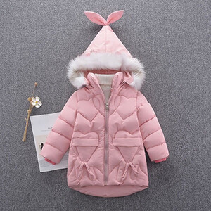 Jachetă pentru fete adolescente de 4-13 ani, toamnă iarnă, menține cald pentru copii, jachetă de vânt pentru fete, haină lungă cu glugă, îmbrăcăminte pentru copii
