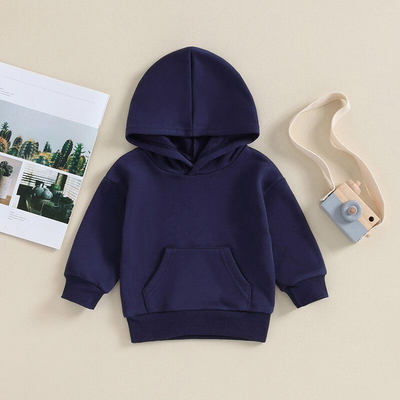 2023-10-19 Lioraitiin 6M-4Y Kisgyermek fiú fiú lány kapucnis pulóver egyszínű hosszú ujjú kapucnis pulóverek tavaszi őszi pulóverek felsők