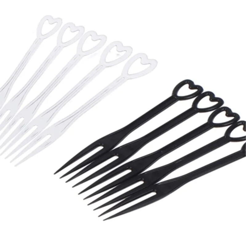 100db Gyümölcsvilla Torta Desszert Étel Gyümölcs Pick Gyerek Uzsonna Mini Party Fesztivál Love Evőeszközök Dekoráció Műanyag fogpiszkáló