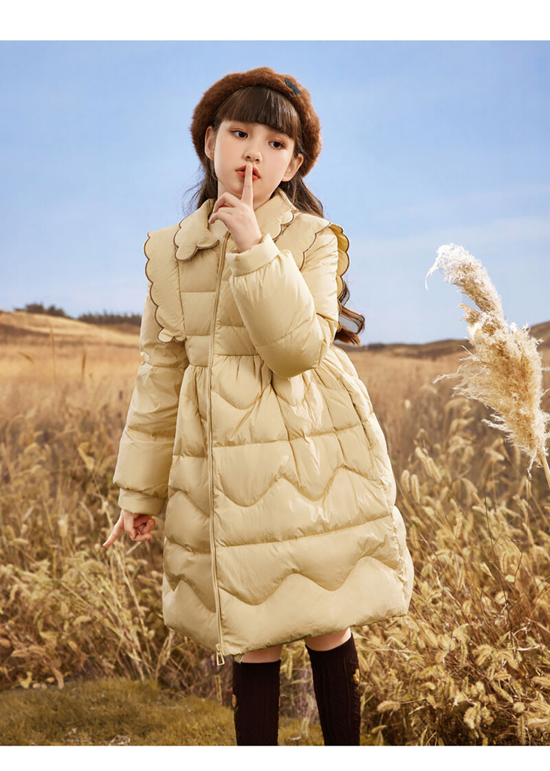 Κορεάτικο στυλ Χειμερινό πουπουλένιο μπουφάν για κορίτσια 2024 Trend Fashion Παλτό με επένδυση Χοντρό ζεστό νεανικό βαμβακερά ρούχα Parka