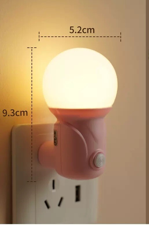 Naktinė lempa, miegamojo miego lemputė, vaikų akių apsaugos lempa su minkšta šviesa, miego lempa, energiją taupanti lempa, kūdikių maitinimo Naktinė lempa 