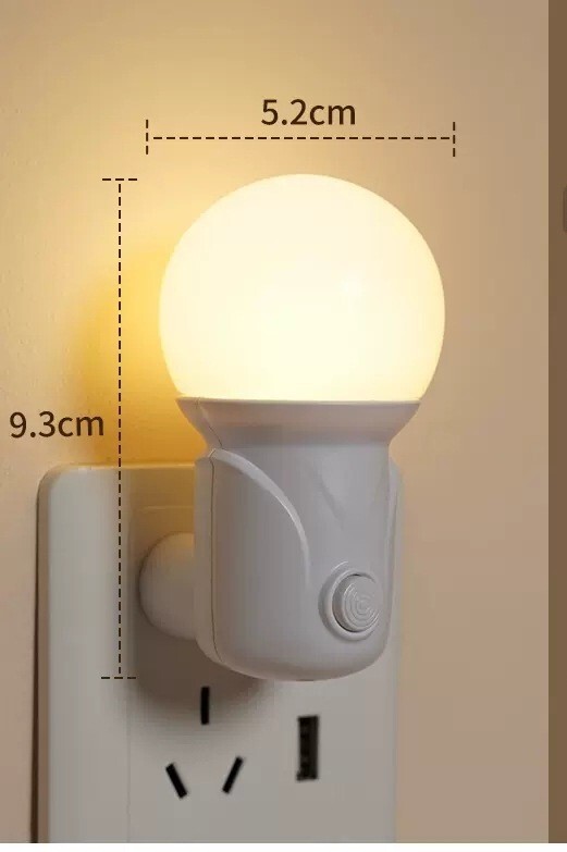 Naktinė lempa, miegamojo miego lemputė, vaikų akių apsaugos lempa su minkšta šviesa, miego lempa, energiją taupanti lempa, kūdikių maitinimo Naktinė lempa 