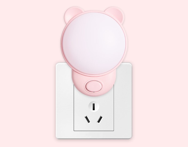 Naktinė lempa, miegamojo miego lemputė, vaikų akių apsaugos lempa su minkšta šviesa, miego lempa, energiją taupanti lempa, kūdikių maitinimo Naktinė lempa 