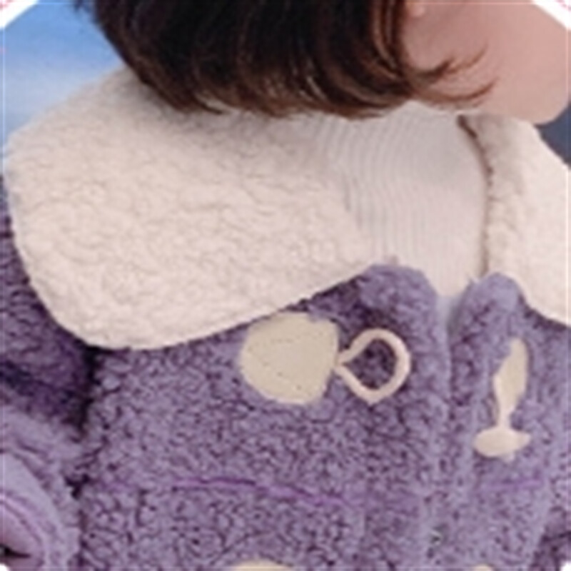 Παλτό για κορίτσια, φθινοπωρινό και χειμώνα νέο ζεστό και μοντέρνο μάλλινο πουλόβερ, παιδικό κοριτσίστικο χοντρό αρνί γούνινο παλτό, γυναίκες