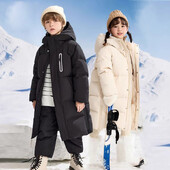 Dječje pamučne jakne za dječake Djevojčice Zimske nove duge velike dječje odjeće Izuzetno hladna i debela gornja odjeća CH448