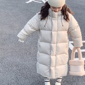 Γυναικεία Παλτό Πανωφόρι Μπουφάν Ανεμοδαρμένα Εξωτερικά Ενδύματα 2024 Μπεζ Χειμώνας Φθινόπωρο Ζεστό Βαμβακερό Χριστουγεννιάτικο Δώρο Παιδικά Ρούχα