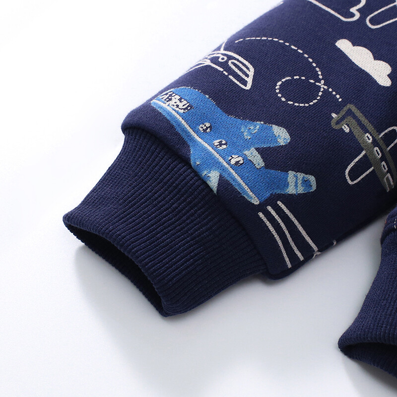 Little maven 2024 Baby Boys Drēbes Rāvējslēdzējs Hoodie Lidmašīnas džemperis Jaka Apģērbi Pavasaris bērniem Bērnu apģērbi