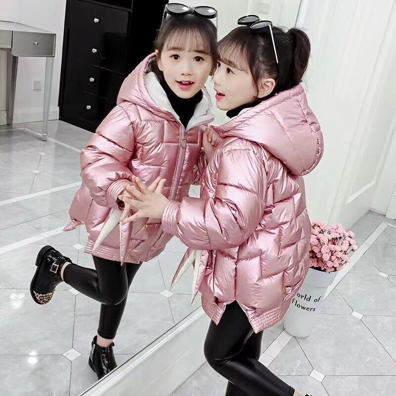 Žieminė striukė mergaitėms, paltas paaugliams, vaikiškas, parkas, sniego kostiumas, madinga šviesi, vandeniui atspari viršutiniai drabužiai vaikams nuo 4 iki 14 metų