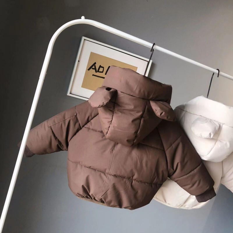 Χειμερινό μπουφάν Παιδικά ρούχα για κορίτσια Παιδικό πουπουλένιο μπουφάν για αγόρια Κορεάτικο παλτό με ζεστή κουκούλα 1-5 ετών